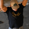 Hooey "OG" Black T-shirt - Broken horn