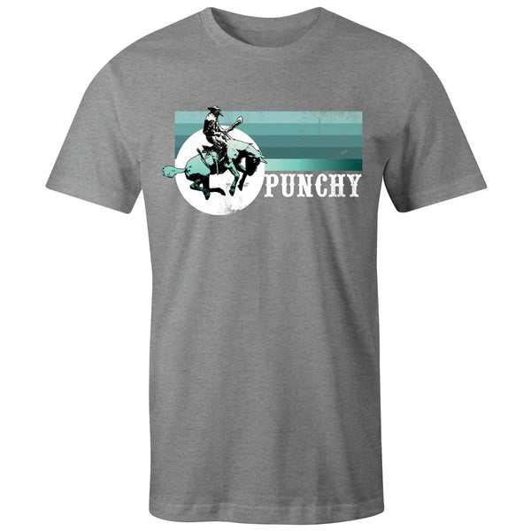 Hooey Punchy Grey Tee - Broken horn