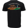 Hooey "Western Swing" Black Cowboy Golf T-shirt - Broken horn