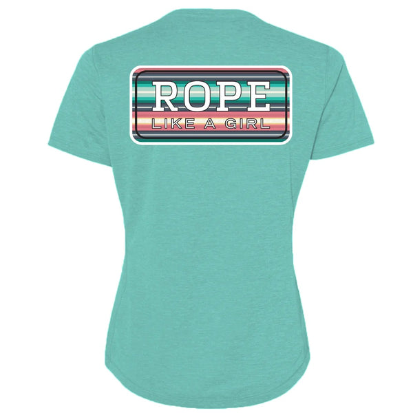 Hooey Youth Bodega Turquoise Heather W/Teal & Peach - Broken horn