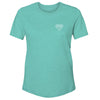 Hooey Youth Bodega Turquoise Heather W/Teal & Peach - Broken horn