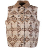 Hooey Youth Girls Sherpa Vest - Broken horn
