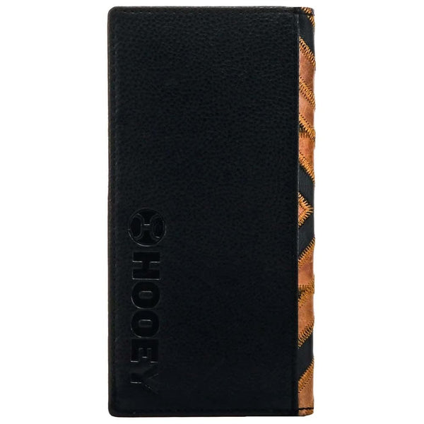 Hooey Montezuma Patchwork Leather Rodeo Wallet - Broken horn
