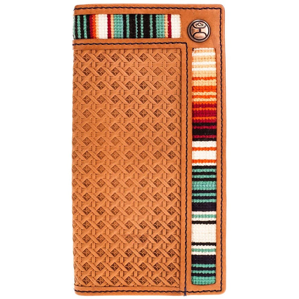 Hooey Tarlo Hands Up Basket Weave Rodeo - Broken horn