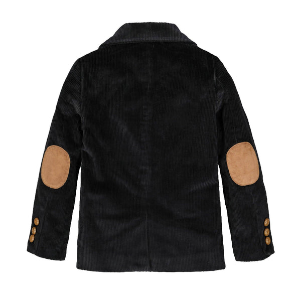 Black Corduroy Blazer - Broken horn