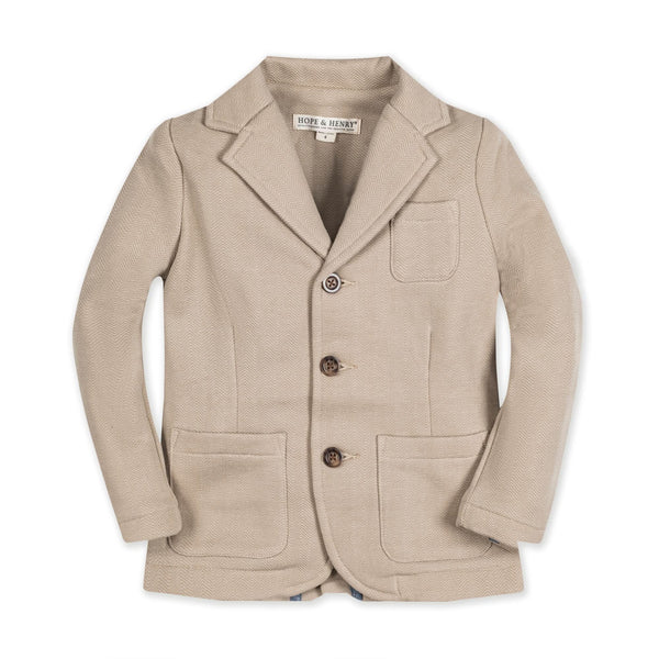 Fleece Blazer - Taupe - Broken horn