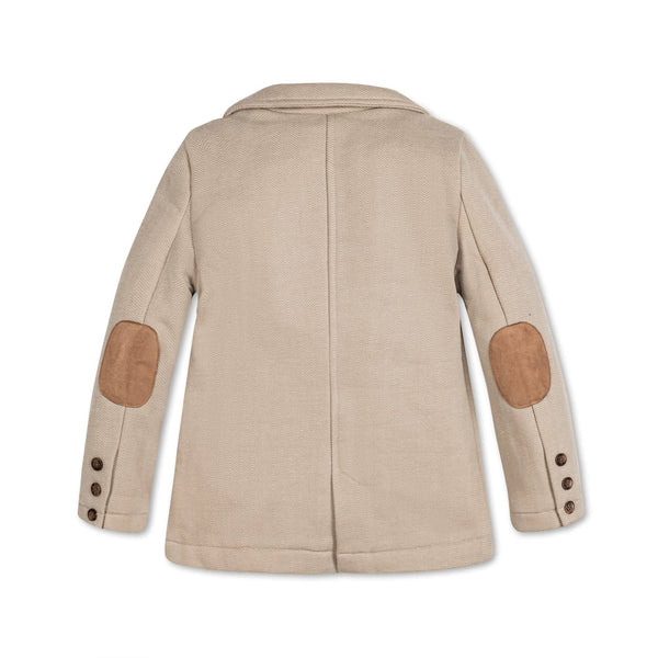 Fleece Blazer - Taupe - Broken horn