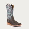 Hyer Codell Boot - Chocolate Denim - Broken horn
