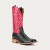 Hyer Jetmore Boot - Black Red - Broken horn