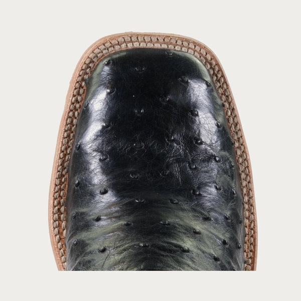 Hyer Jetmore Boot - Black Red - Broken horn