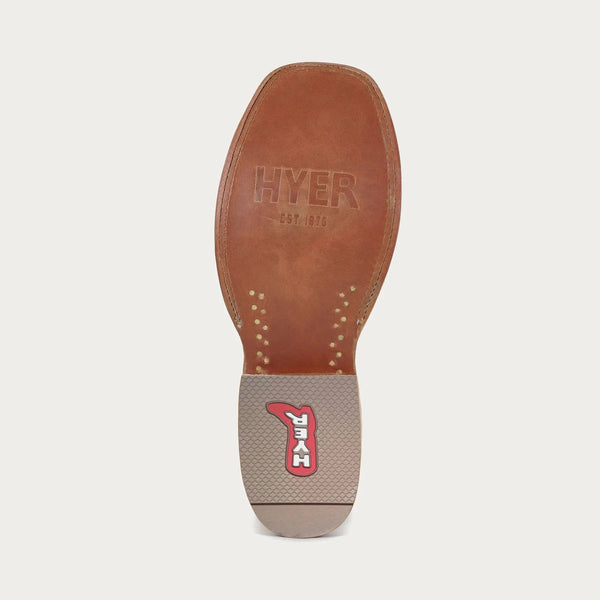 Hyer Jetmore Boot - Tabaco Blue - Broken horn