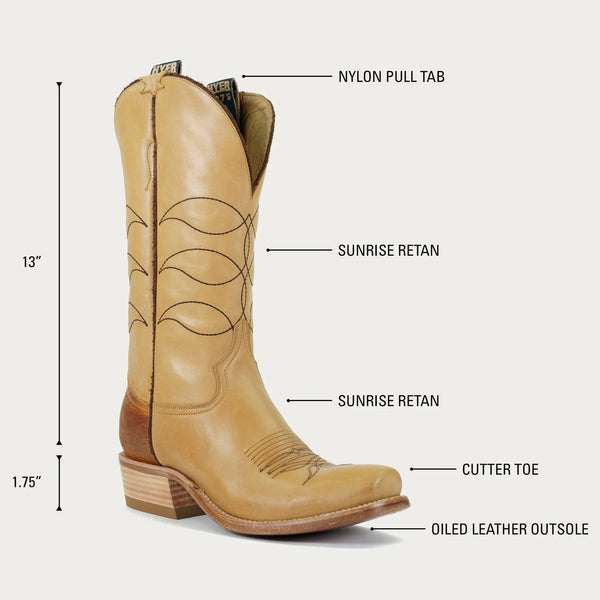 Hyer Maize Boot - Sunrise - Broken horn