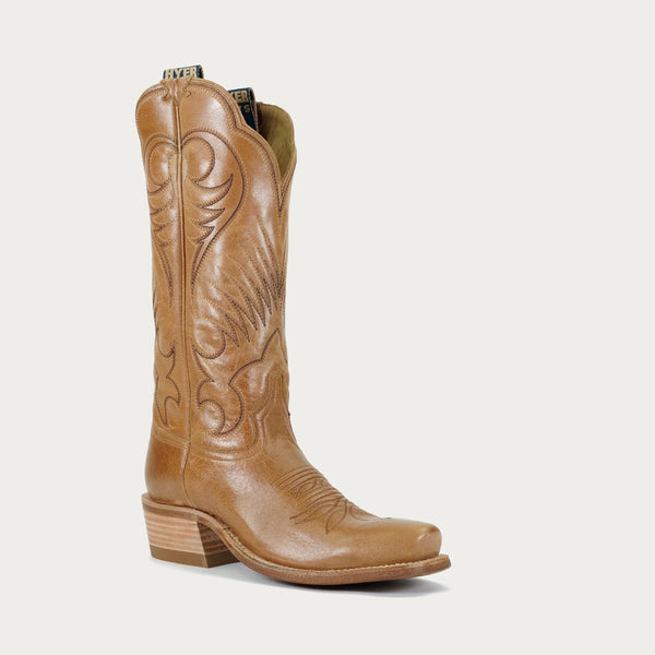 Hyer Leawood Boot - Honey - Broken horn