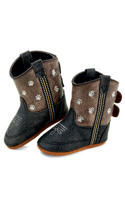 Old West Poppet Infant Boot - Broken horn
