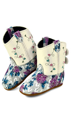 Old West Poppet Infant Boot - Broken horn