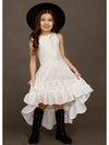 Toddler Jaymee Dress in Cream Pin Dot - Broken horn