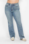 High Waisted Tummy Control Bootcut Jeans - Plus - Broken horn