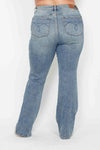 High Waisted Tummy Control Bootcut Jeans - Plus - Broken horn