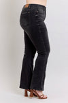 High Waisted Tummy Control Bootcut Jeans - Plus - Broken horn