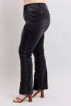 High Waisted Tummy Control Bootcut Jeans - Plus - Broken horn