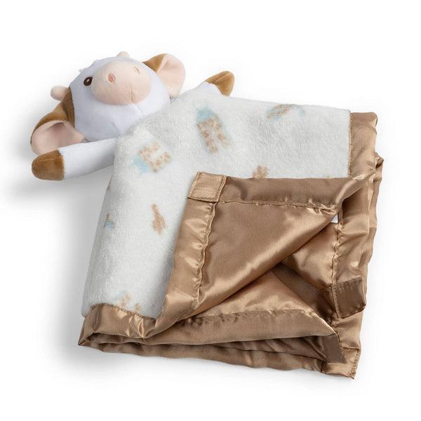 Security Blanket Howdy Partner Blue - Broken horn