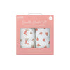 Swaddle Blanket Set Bloomin' Boot - Broken horn