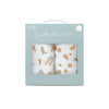Swaddle Blanket Set Howdy Partner Blue - Broken horn