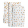 Swaddle Blanket Set Howdy Partner Blue - Broken horn