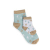 Mama & Me Socks Set Howdy Partner Blue - Broken horn