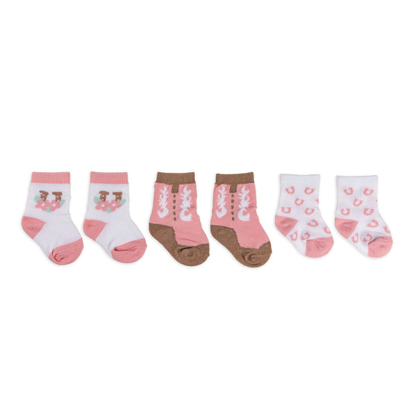 Baby Socks Trio  Bloomin' Boot - Broken horn