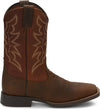 Justin Chet Boot Square Toe - Broken horn