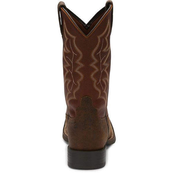 Justin Chet Boot Square Toe - Broken horn