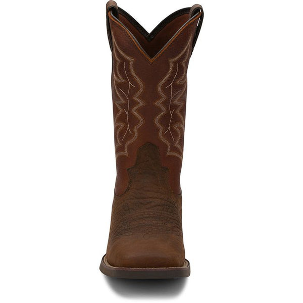 Justin Chet Boot Square Toe - Broken horn