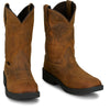 Justin Trencher 11" Waterproof Steel Toe - Broken horn