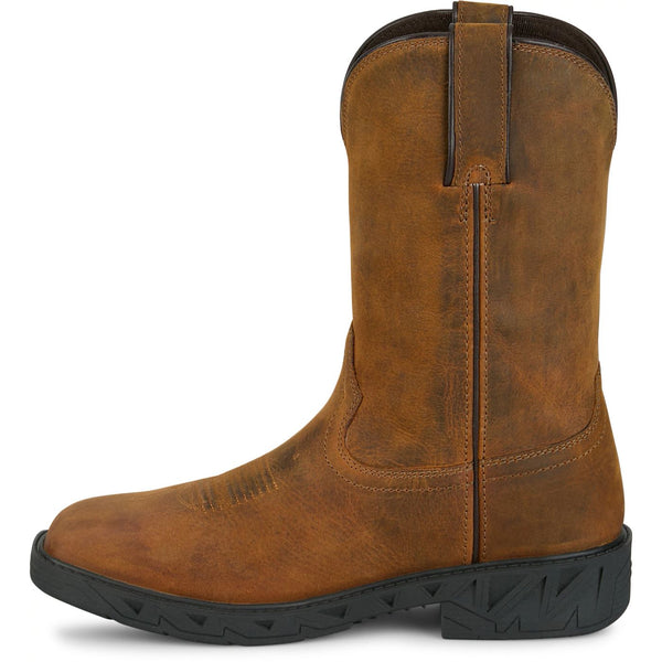 Justin Trencher 11" Work Boot - Broken horn