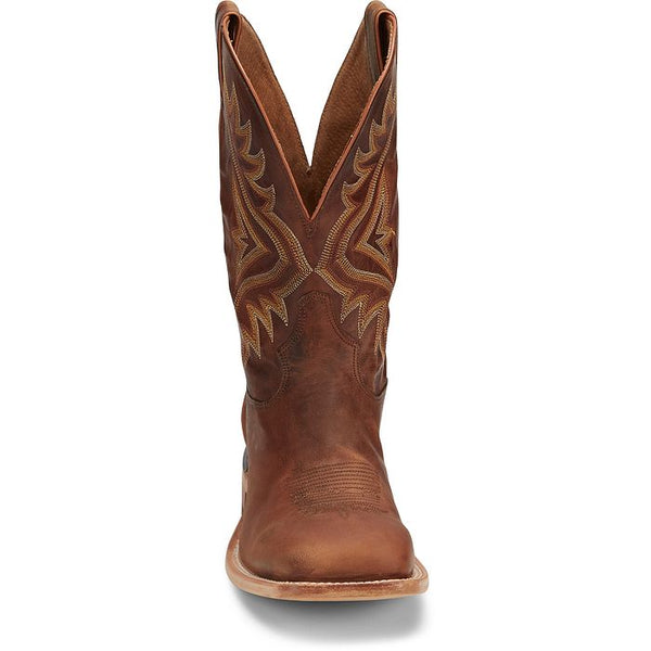Tony Lama Avett 11" Western Boot - Broken horn
