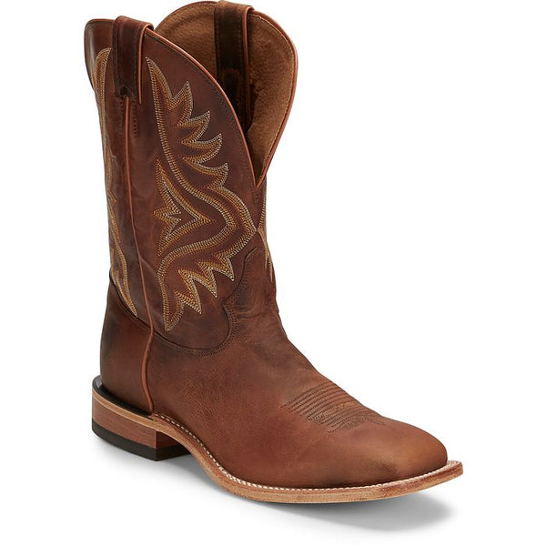 Tony Lama Avett 11" Western Boot - Broken horn
