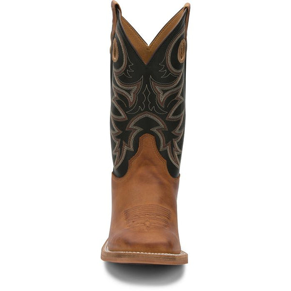 Justin Caddo Boot Square Toe - Broken horn