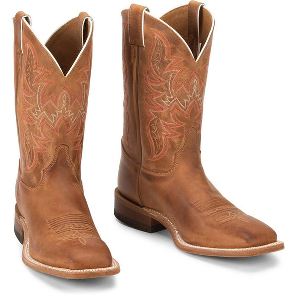 Justin Austin 11" Western boot - Broken horn