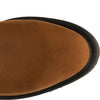 Justin Conductor Work Boot Round Toe - Brown - Broken horn