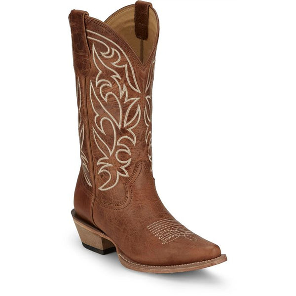 Justin Josephine 12" Western Boot - Broken horn