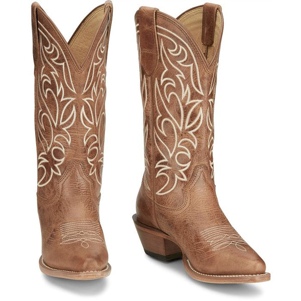 Justin Josephine 12" Western Boot - Broken horn