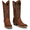 Justin Rein 12" Western Boot - Broken horn