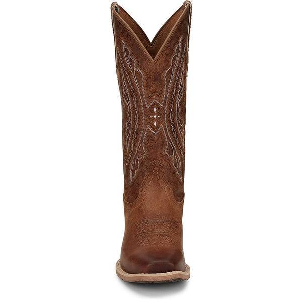 Justin Rein 12" Western Boot - Broken horn