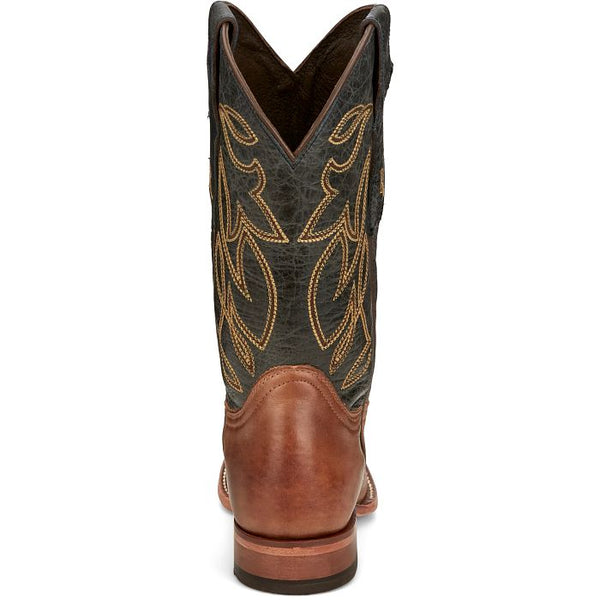 Justin Sandy 11" Western Boot - Broken horn