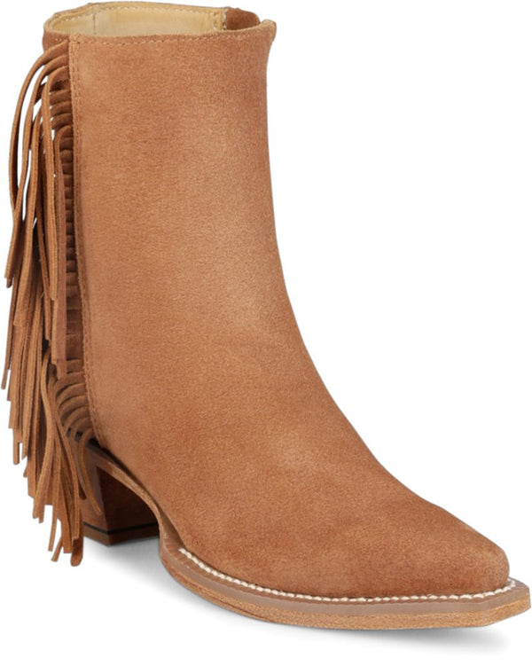 Justin Women's Bev Brown Boot - Broken horn