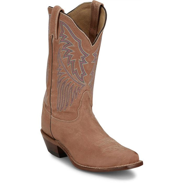 Tony Lama Sagrada 11" Women Western Boot - Broken horn