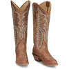 Justin Evelyn 15" Western Round Toe Boot - Broken horn