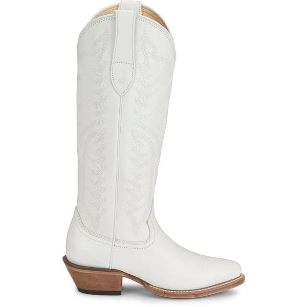Justin Evelyn 15" Western Round Toe Boot - Broken horn