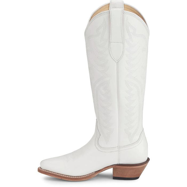 Justin Evelyn 15" Western Round Toe Boot - Broken horn